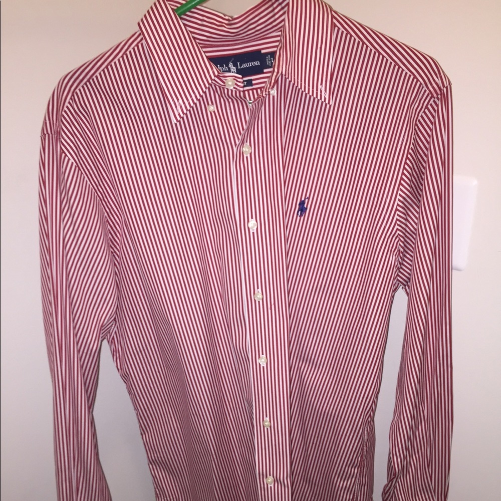 Men's Ralph Lauren red dress shirt